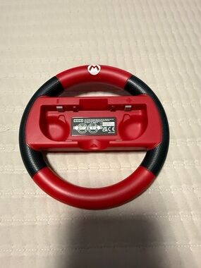 Hori Nintendo Red Racing Wheel Controller Accessory